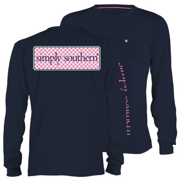 Simply Southern Tops - Simply Southern logo long sleeve *RETIRED*